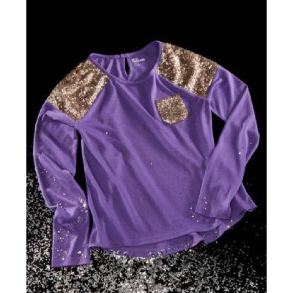 Epic Threads Big Girls Sequin Top